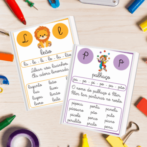 FICHAS DE LEITURA - CURSIVA