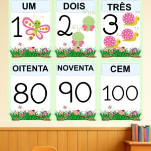 Números Bichinhos de Jardim até 100