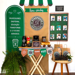 Kit Recepção dos Professores – Tema Cafeteria